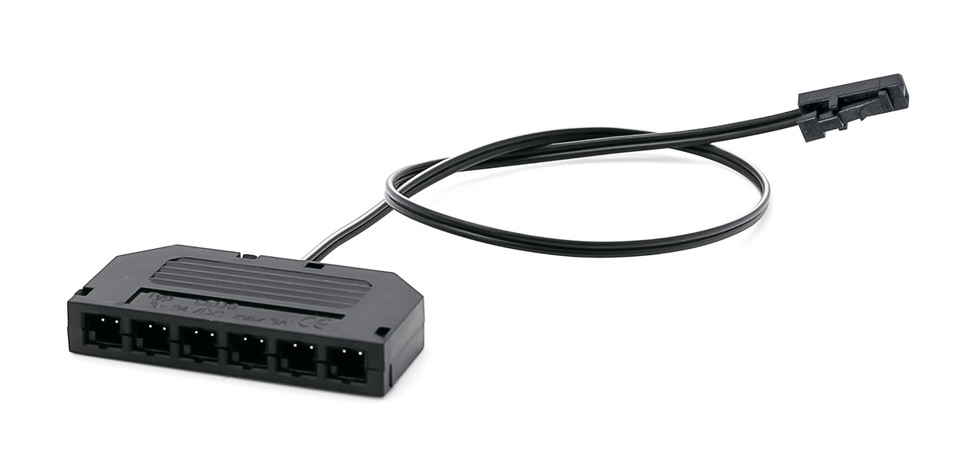 Фото DLIGHT Переходник для подключения 6-ти светильников, черный