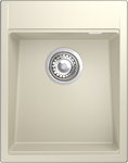 Превью картинка Гранитная мойка Rivelato TESORO 405 1-чаш 400*510 beige scuro #1