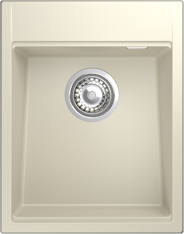 Фото Гранитная мойка Rivelato TESORO 405 1-чаш 400*510 beige scuro