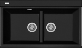 Картинка Rivelato FONDE 8638-2 2-чаш 860*510 Nero opaco