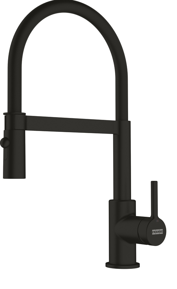 Фото Смеситель для кухни Franke Lina Semi-pro черный матовый
