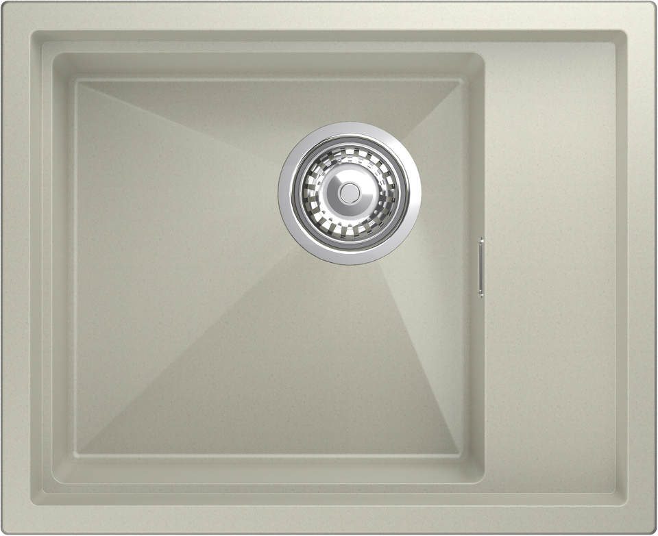 Фото Гранитная мойка Rivelato NOBILE 544-R 1-чаш 540*440 topazio