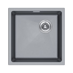 Превью картинка Гранитная мойка Paulmark LUMI 45 UNI-SKEW LU45SK-GRM Серый металлик #2