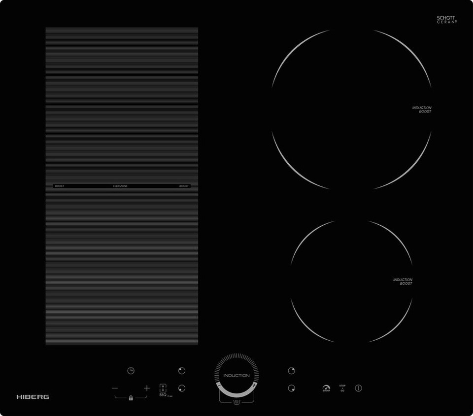 Фото Индукционная варочная панель HIBERG i-MS 6049 B