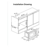 Превью картинка Печь микроволновая встраиваемая Haier HMX-BTG207B #4