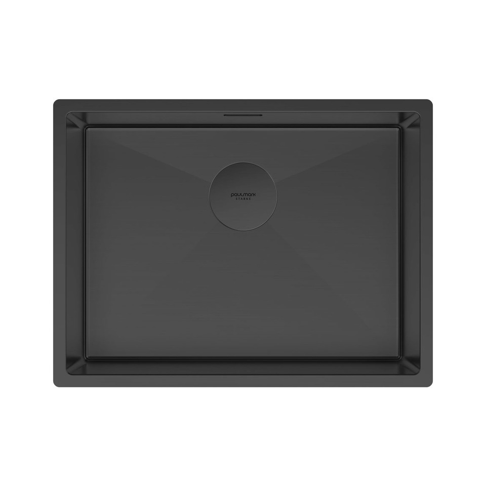 Фото Металлическая мойка Paulmark NEXT 58 UNI PM215844-MBN Матовый черный