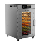 Превью картинка Сушилка для овощей и фруктов Дегидратор Meyvel MDH18-1S (Inox) #1