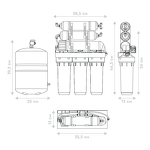 Превью картинка Фильтр для воды Барьер ПРОФИ Осмо 100 М ( с минерализатором ) #4