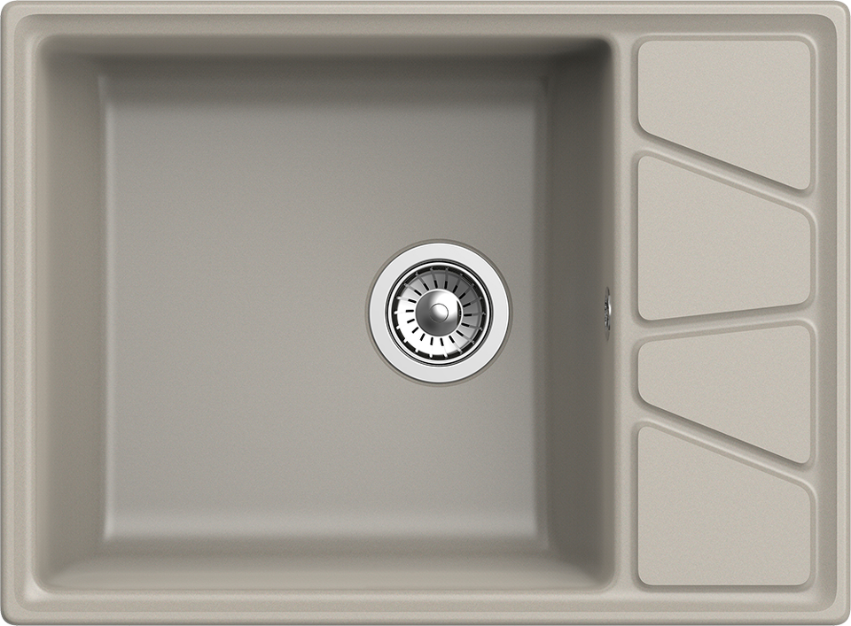 Фото Мраморная мойка GranFest VERTEX 680L Топаз