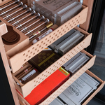 Превью картинка Хьюмидор Холодильник (шкаф) для сигар компрессорный Meyvel MC-376BK (PRO) #10