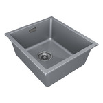 Превью картинка Гранитная мойка Paulmark LUMI 41 UNI LU41-GRM Серый металлик #3