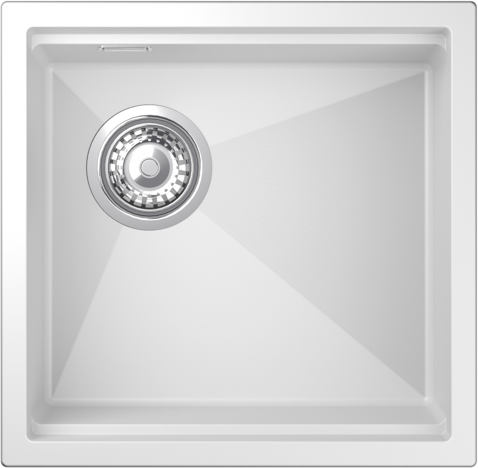 Фото Гранитная мойка Rivelato LINO 454-L 1-чаш 450*440 brina