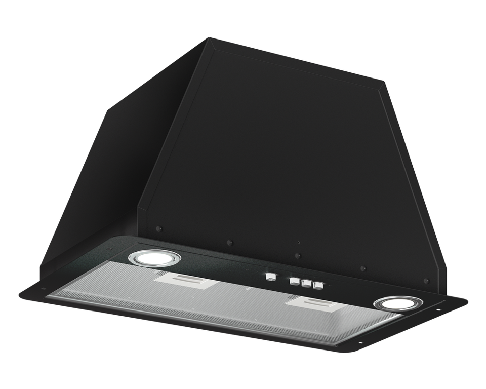 Фото Полновстраиваемая вытяжка Elikor Врезной блок Flat 52П-650-К3Д черный