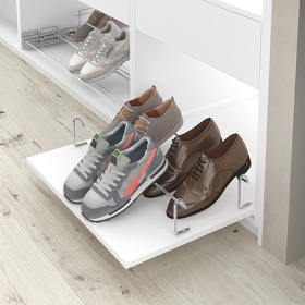 Картинка Duslar Обувница ARGA, ширина 730 мм, хром