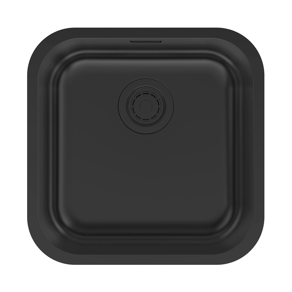Фото Гранитная мойка Paulmark VELLO 44 UNI VE44-MBN Матовый черный