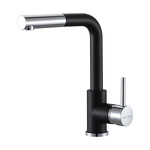 Превью картинка Смеситель для кухни Paulmark KASSEL Ka214311-BLM Черный #1