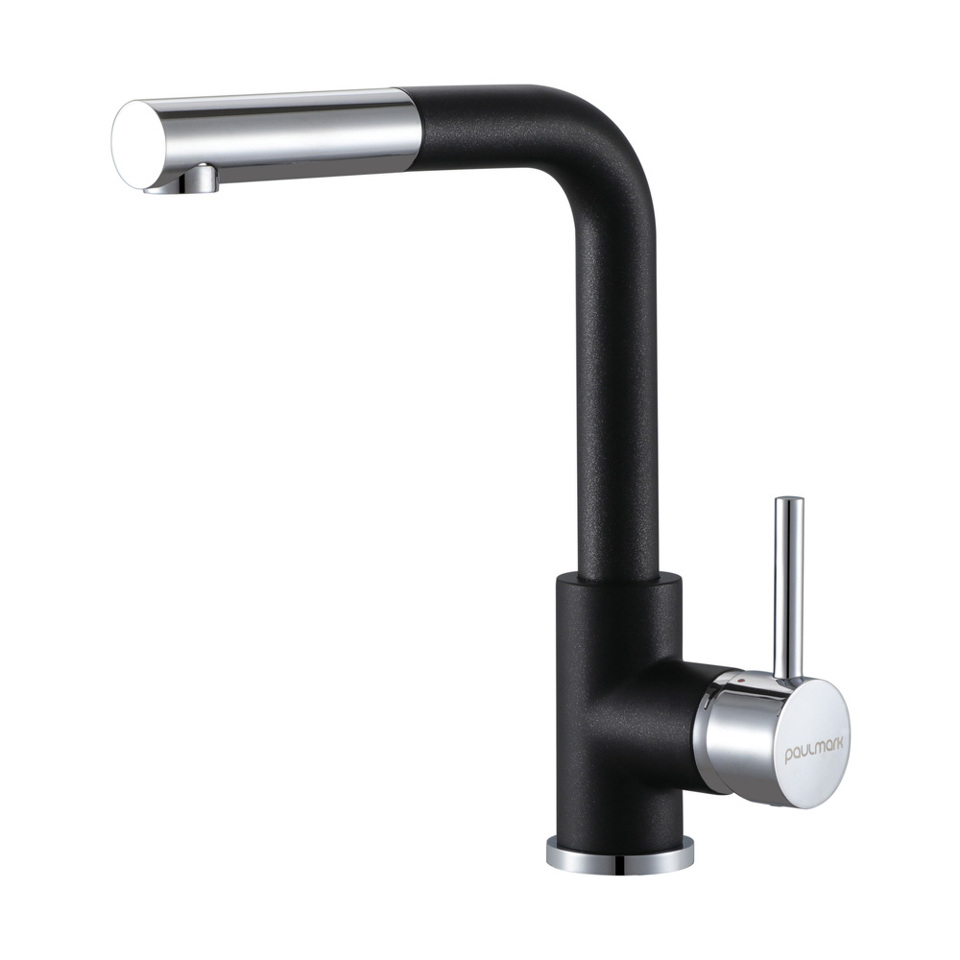 Фото Смеситель для кухни Paulmark KASSEL Ka214311-BLM Черный