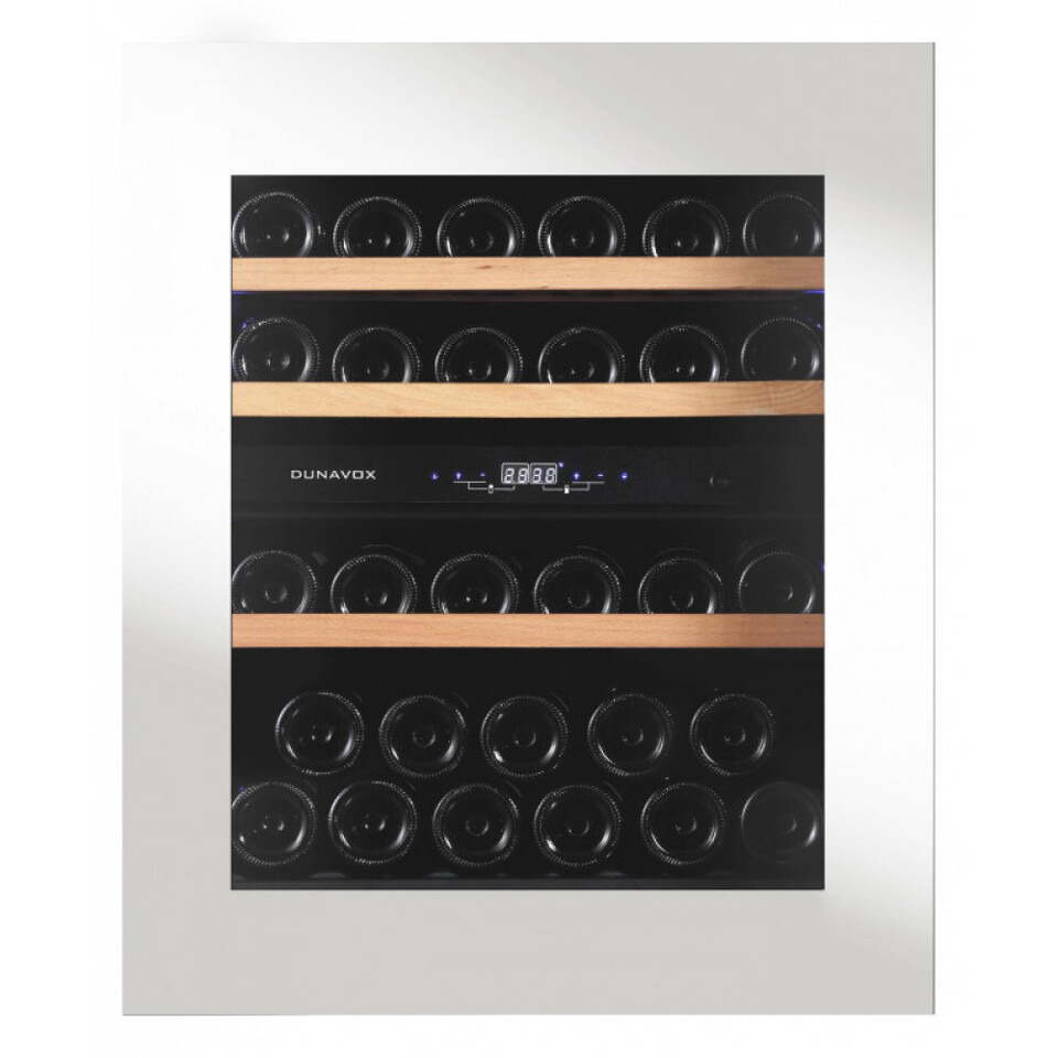 Фото Шкаф винный встраиваемый Винный холодильник (шкаф) компрессорный Dunavox 32 бут DAV-32.81DW.TO
