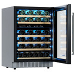 Превью картинка Шкаф винный встраиваемый Meyvel Винный холодильник (шкаф) компрессорный MEYVEL MV46PRO-KST2 #12