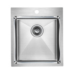 Превью картинка Металлическая мойка Paulmark KRONER 45 PM214551-BS Брашированная сталь #1