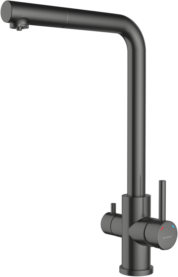 Фото Смеситель для кухни GranFest Z-5421 PVD графит