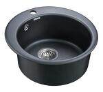 Превью картинка Кварцевая мойка Paulmark GELEGEN 50 PM404800-BLM Черный #3