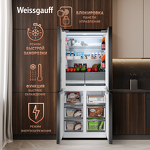 Превью картинка  Холодильник side by side Weissgauff WCD 450 Bru Steel Glass NoFrost Inverter #10