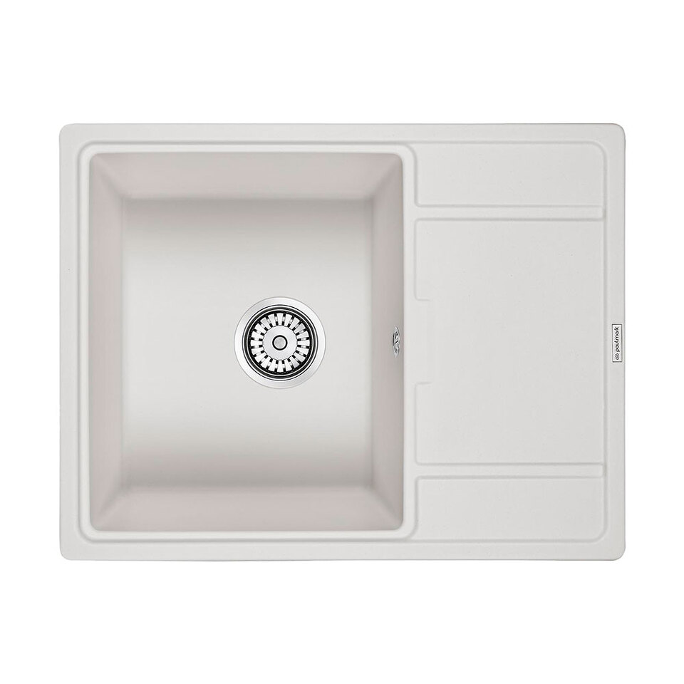 Фото Кварцевая мойка Paulmark FLUGEN 50-650 PM216550-WH Белый матовый WH