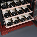 Превью картинка Шкаф винный  Meyvel Винный холодильник (шкаф) компрессорный MEYVEL MV46PRO-KBT2 (Спелая вишня) #7