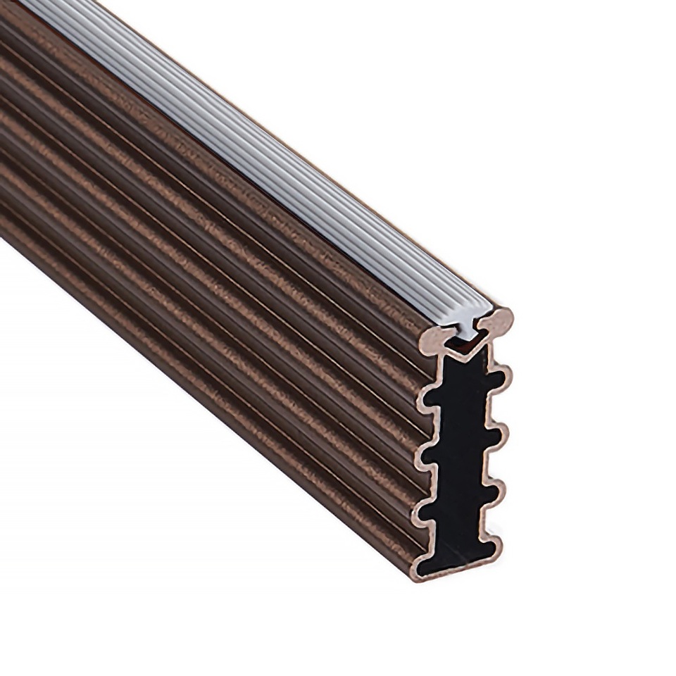 Фото Duslar Штанга рифленая RIFF для одежды, длина 3000 мм, бронза