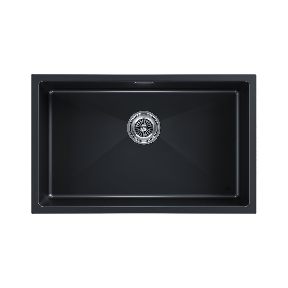 Фото Гранитная мойка Paulmark LUMI 74 UNI LU74-BLM Черный