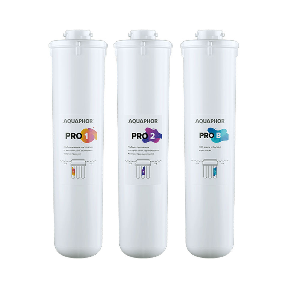 Фото Картридж для фильтра Аквафор Комплект сменных фильтрующих модулей ECO Pro