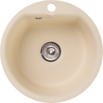 Превью картинка Мраморная мойка GranFest GF-SMART 435 Бежевый #1