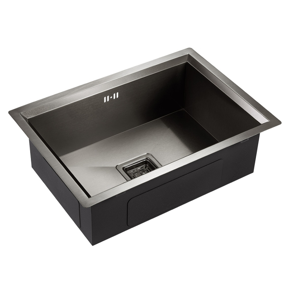 Фото Металлическая мойка EMAR EMB-129A PVD Nano Dark