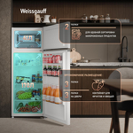 Превью картинка Холодильник с верхней морозилкой Weissgauff WRK 1430 Defrost White #4