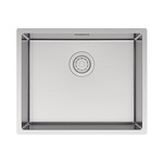 Превью картинка Металлическая мойка Paulmark LASSAN 54 UNI LA54-BS Брашированная сталь #1