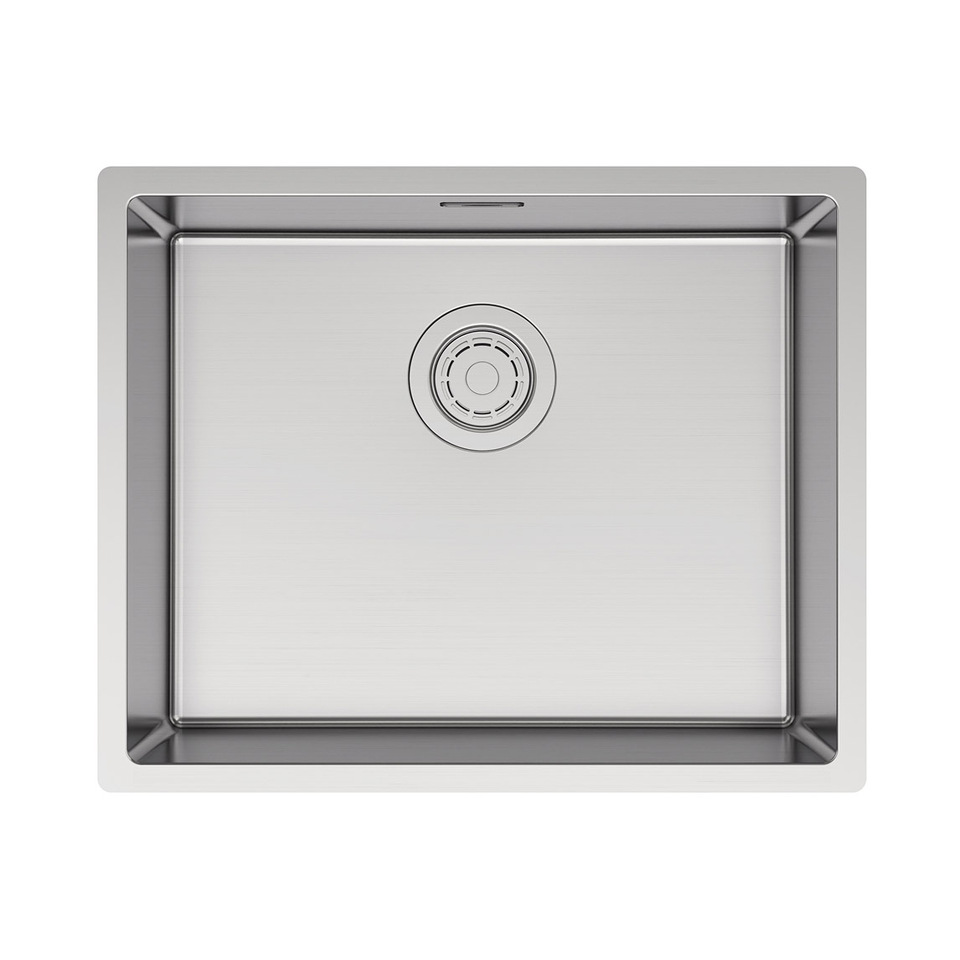 Фото Металлическая мойка Paulmark LASSAN 54 UNI LA54-BS Брашированная сталь