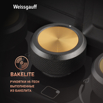 Превью картинка Газовая варочная панель Weissgauff HGG 641 BV Volcano Burner Nano Glass #8