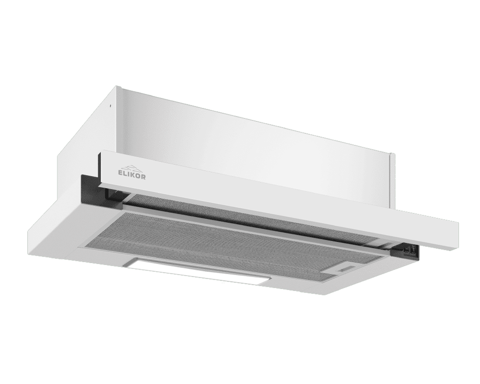 Фото Встраиваемая вытяжка Elikor Slide 50П-430 белый/бел