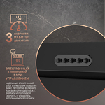 Превью картинка Полновстраиваемая вытяжка Weissgauff Aura 900 BL #4