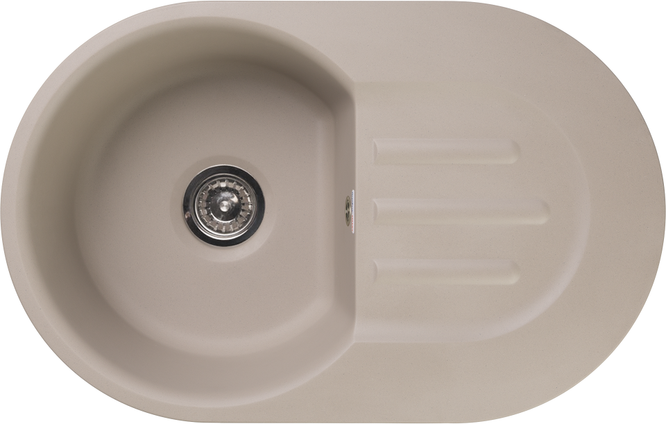 Фото Мраморная мойка GranFest GF-SMART 685L Песочный