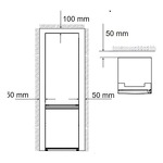 Превью картинка Холодильник с нижней морозилкой Candy CFN6185W #2