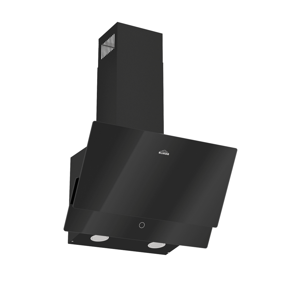 Фото Наклонная вытяжка Elikor VERTEX 60 BK