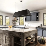 Превью картинка Островная вытяжка Elica IKONA MAXXI PURE BL MAT/F/120 #8