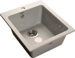 Превью картинка Мраморная мойка GranFest PRACTIK 505 Серый #1