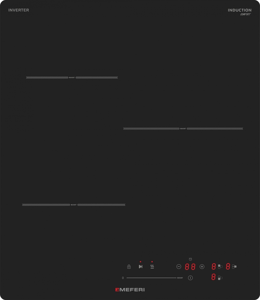 Фото Индукционная варочная панель Meferi MIH453BK Comfort