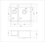 Превью картинка Металлическая мойка EMAR OL-FTR202R #7