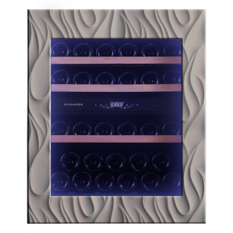 Фото Шкаф винный встраиваемый Винный холодильник (шкаф) компрессорный Dunavox 32 бут DAV-32.81DOP.TO