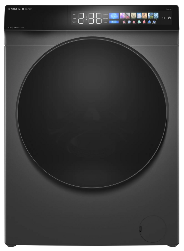 Фото Стиральная машина с фронтальной загрузкой Meferi MFW101216GR COMFORT