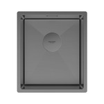 Превью картинка Металлическая мойка Paulmark NEXT 38 UNI PM213844-GM Вороненая сталь GM #1